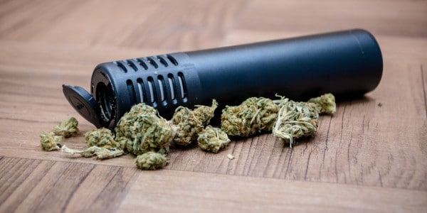 Decarbing weed using a dry herb vaporizer