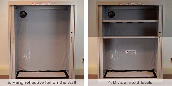 DIY Marijuana clone box - Step 3 - 4