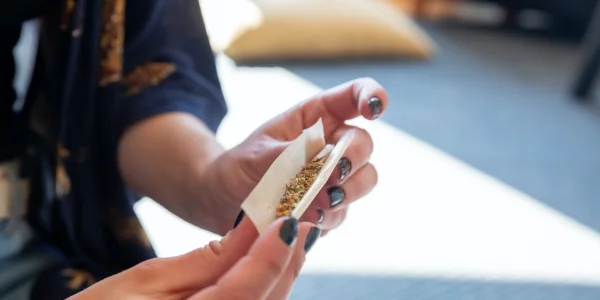 rolling a joint
