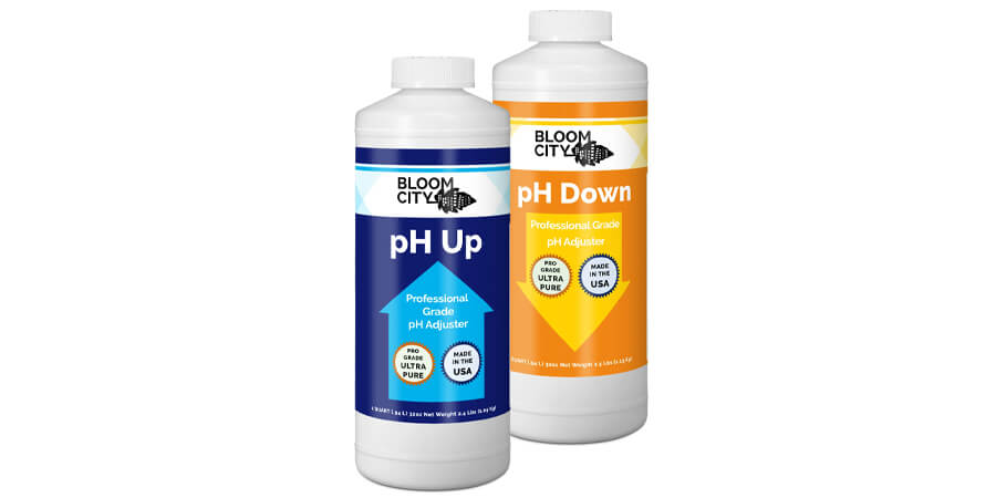 Bloom City ph up and down bottles