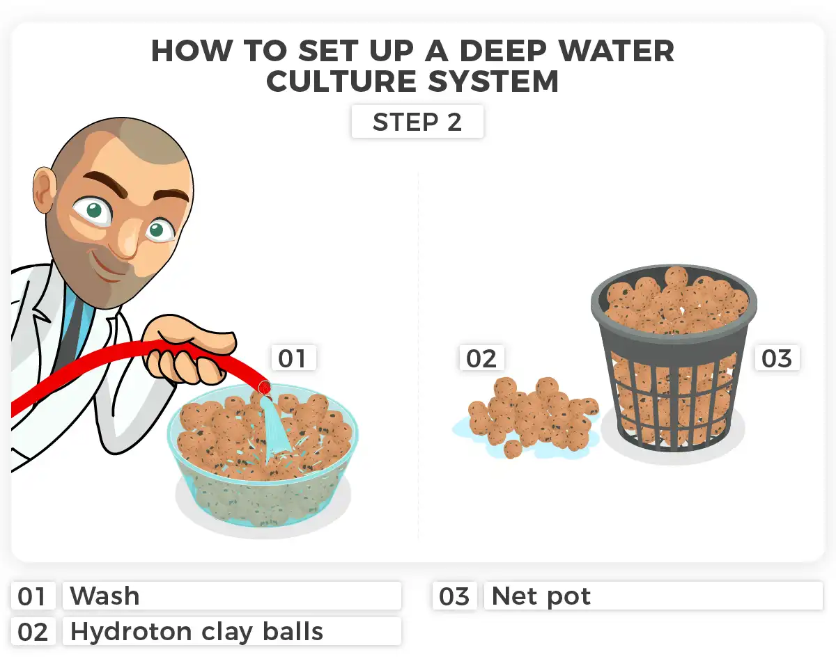 Deep Water Culture - DWC step 02