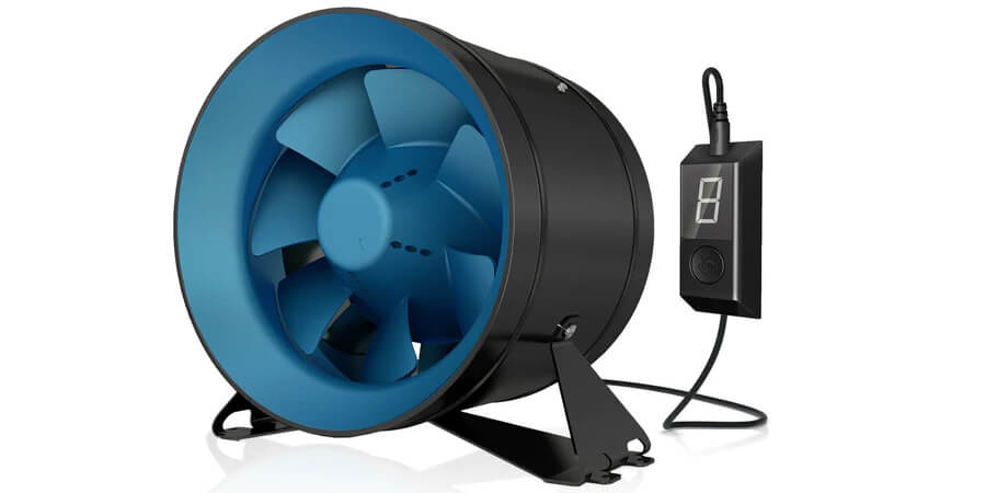 Terrabloom 10" EC inline duct fan